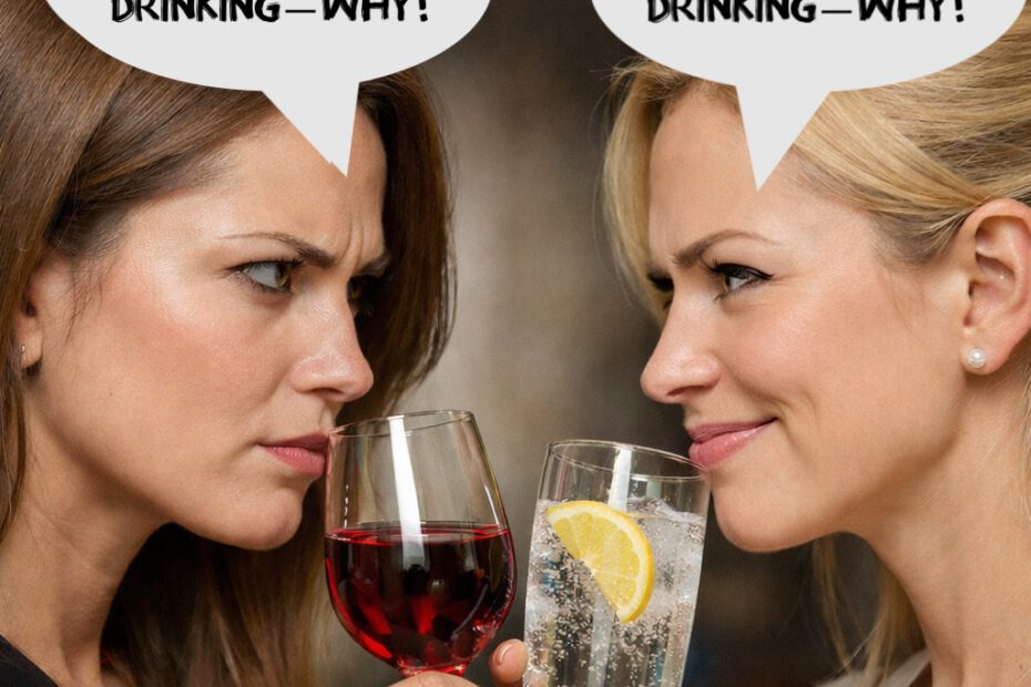 2 women in snippy conversation